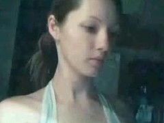 Girl showing snatch vulnerable webcam